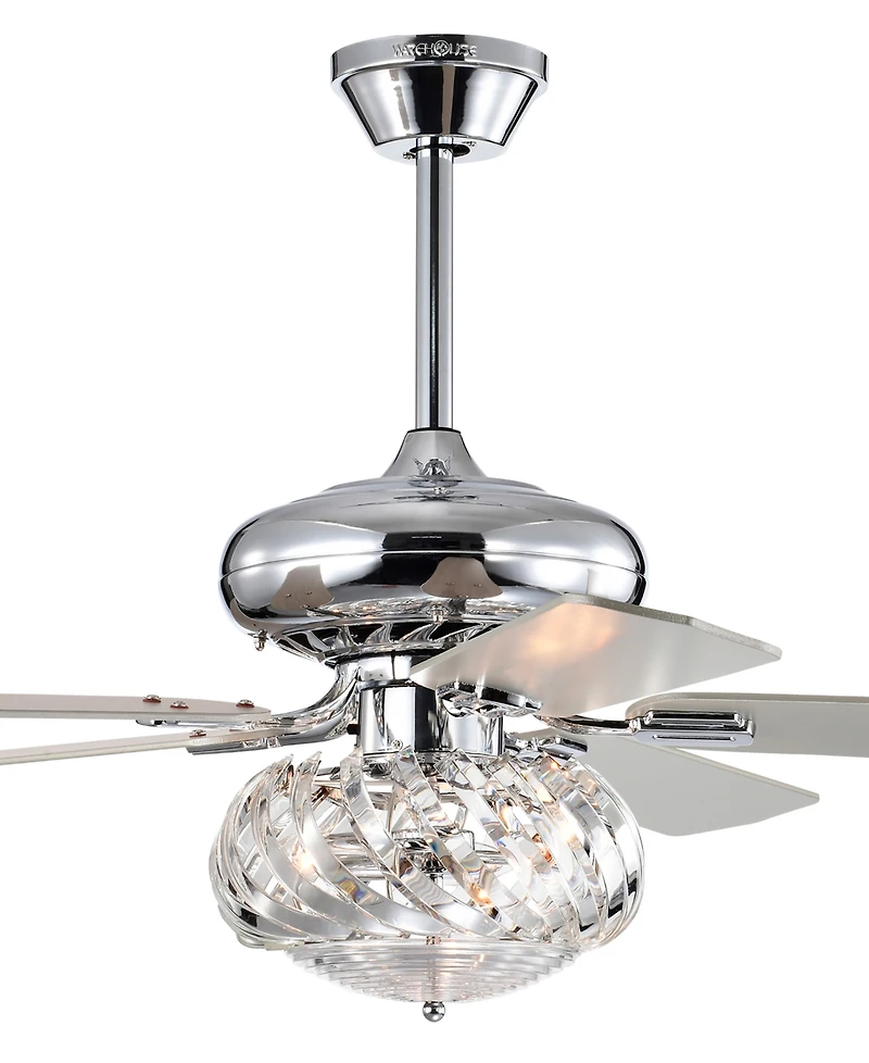 Home Accessories 52" Turner 3-Light Indoor Ceiling Fan with Light Kit and Remote