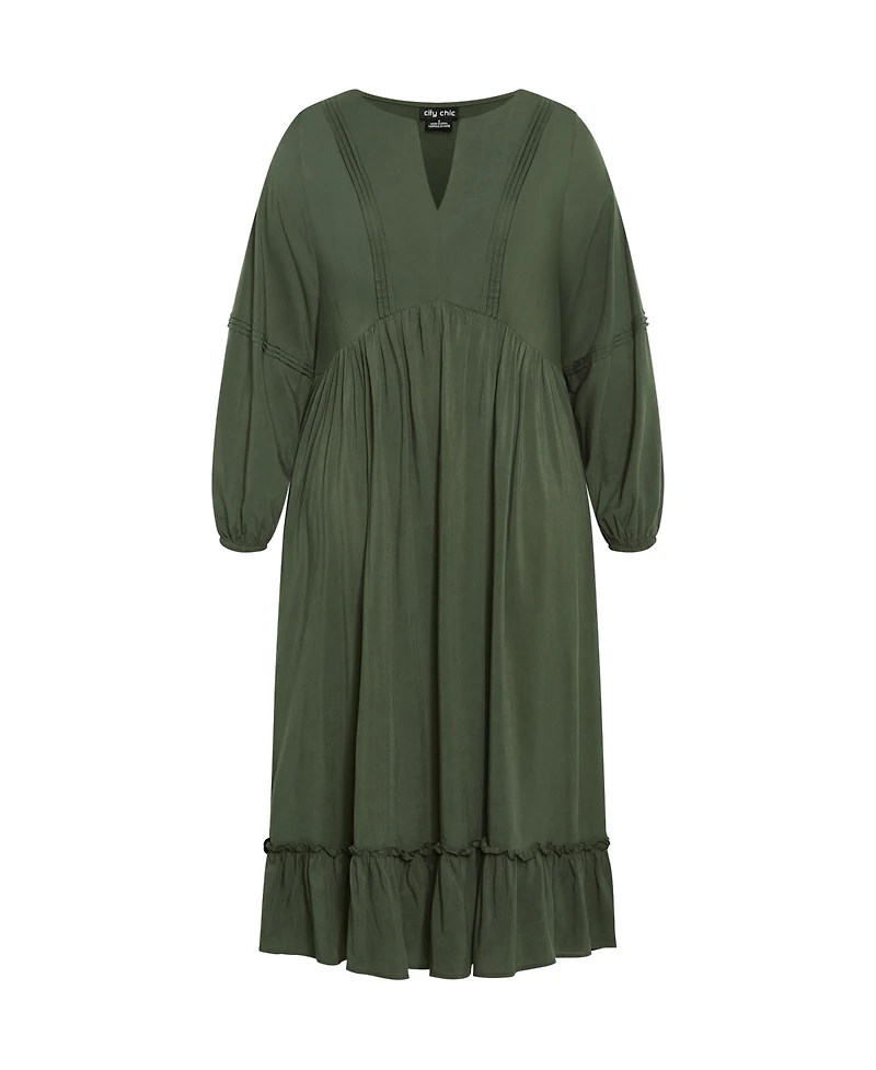 City Chic Plus Alena Maxi Dress