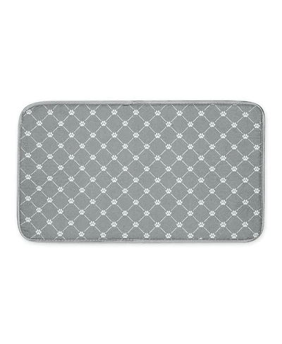 Bone Dry Trellis Print Pet Mat