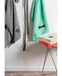 Bone Dry Pet Microfiber Towel Embroidered Paw Print 41x23.5-inch
