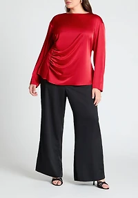 Eloquii Women's Shirred Body Top