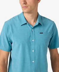 O'Neill Men's Traveler Upf Traverse Solid Short Sleeve Shirt