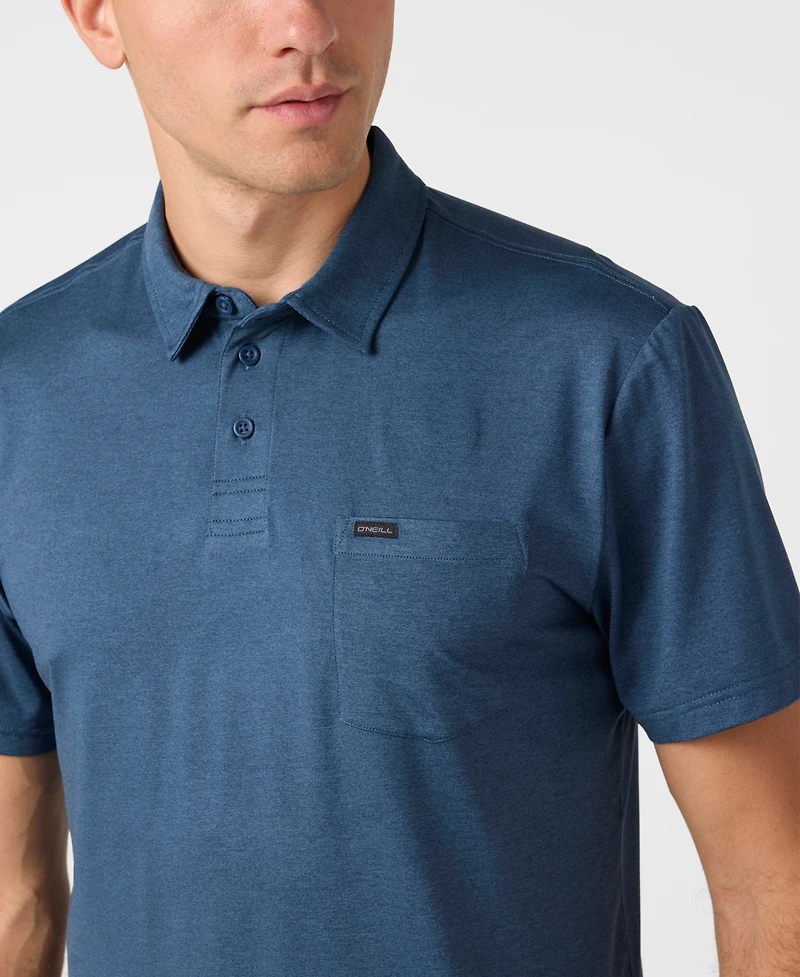 O'Neill Men's Traveler Upf Short Sleeve Polo Shirt