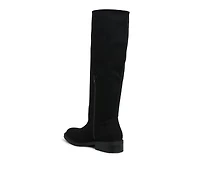 Chiru Round Toe Microfiber Calf Boots Women