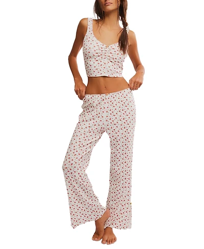 Free People Women's Fresh Love Printed Lounge Set