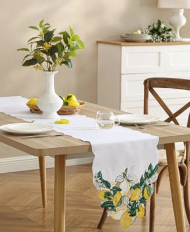 Elrene Tuscany Cutwork Table Linen Collection