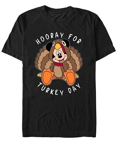 Fifth Sun Men's Gobble Mickey Short Sleeve T-Shirt