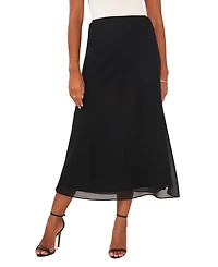 Msk Midi A-Line Skirt
