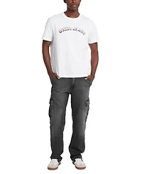 Guess Jeans Men's Cotton Collegiate Logo Crewneck T-Shirt