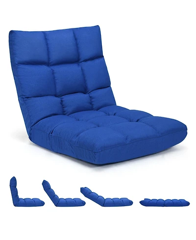 Gouun 14-Position Adjustable Folding Lazy Gaming Sofa