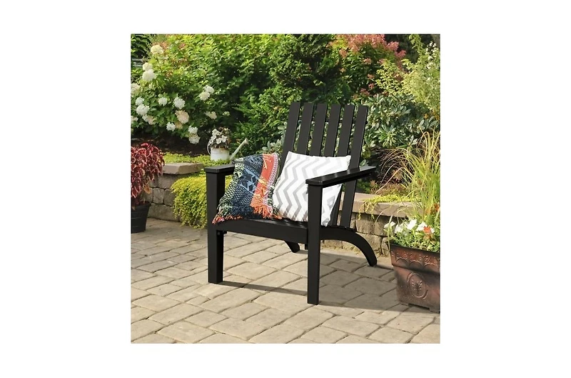 Slickblue Indoor/Outdoor Acacia Wood Adirondack Lounge Armchair Durable and Comfortable Seating