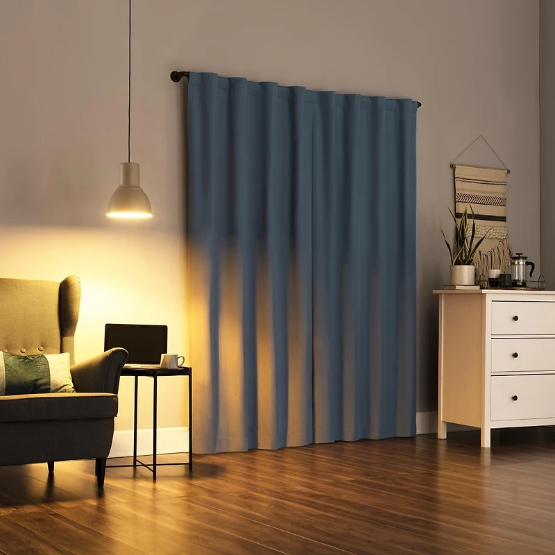 Cyrus Thermal 100% Blackout Back Tab Curtain Panel