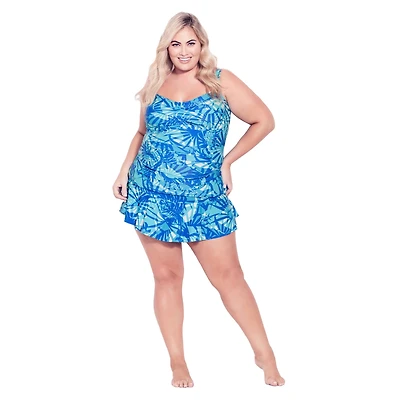 Avenue Women's Twist Print Tankini