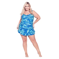 Avenue Women's Twist Print Tankini