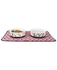 Bone Dry Marble Pet Bowl Set/2