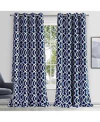 Dainty Home Trellis Blackout Window Panel 54" W x 84" L