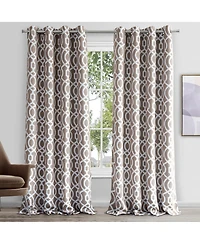 Dainty Home Trellis Blackout Window Panel 54" W x 84" L