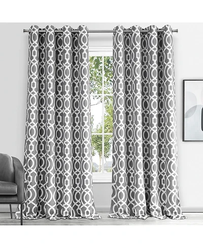 Dainty Home Trellis Blackout Window Panel 54" W x 84" L