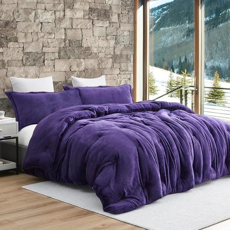 Thicker Than Thick - Coma Inducer Comforter Set - Standard Plush Filling - Parachute Purple , California King