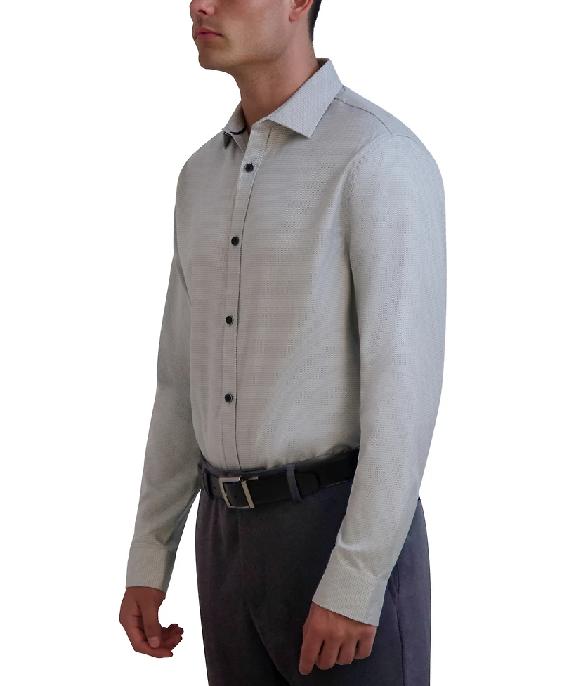 Karl Lagerfeld Paris Men's Slim-Fit Woven Dress Shirt