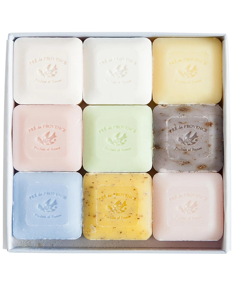 European Soaps Pre de Provence Heritage Gift Box Set, 25g Soaps, 9 Piece