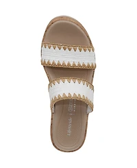 LifeStride Women's Resort Washable Slide Wedge Sandals