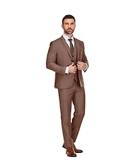 Braveman Men's 3-Piece Premium Vested Slim Fit Suit