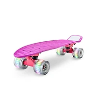 Hurtle 6'' Pp Deck Skateboard, Mini Cruiser Skateboard for Kids, Teens, and Adults