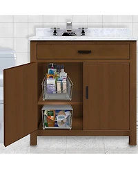 Sorbus Metal Mesh Cabinet Organizer with Pull-Out Drawers - Ideal for Countertop, Cabinet, Pantry, Under the Sink, Desktop and More (Silver 1 Drawer