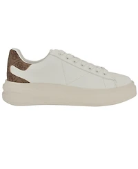 Guess Women's Elbina Contrast Heel Lace-Up Sneakers