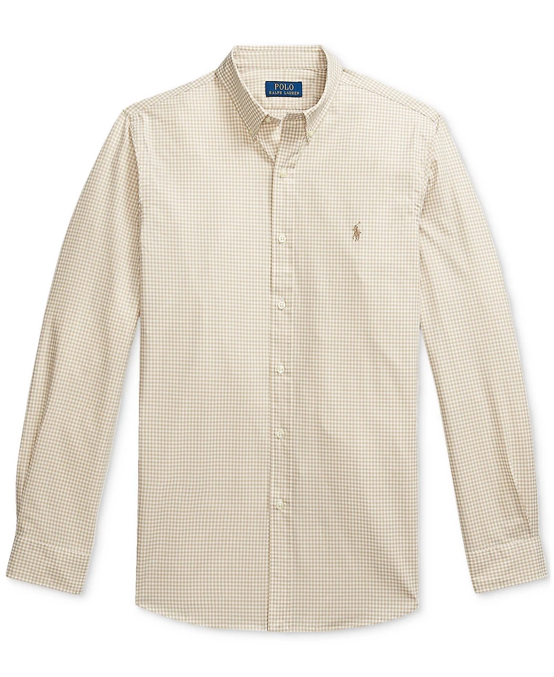 Polo Ralph Lauren Men's Classic-Fit Gingham Stretch Poplin Shirt