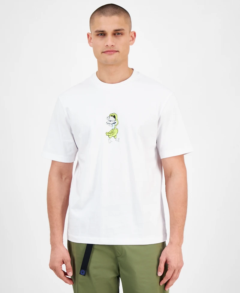Hugo by Hugo Boss Men's Cotton Logo Graphic T-Shirt