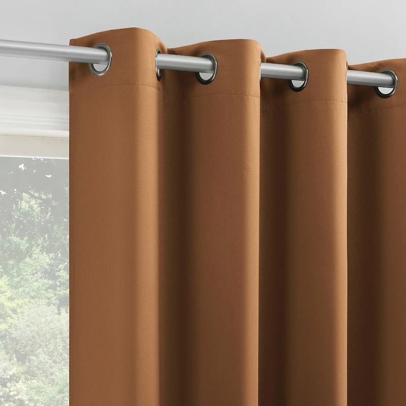 Saxon Energy Saving Blackout Grommet Curtain Panel