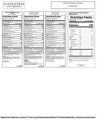 Alder Creek Gift Baskets Warm Winter Wishes Gift Tower, 5 Piece