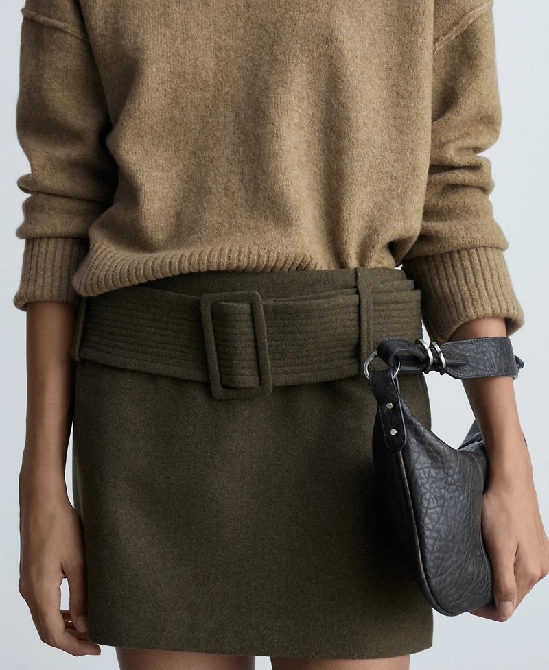 Mango Women's Rolled-Up Sleeves Sweater
