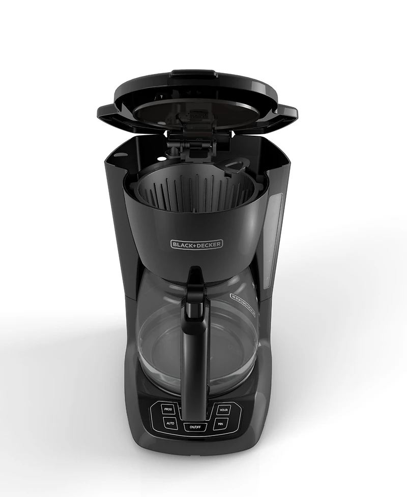 Black & Decker 12-Cup Programmable Glass Carafe Coffeemaker