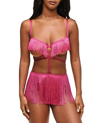 Adore Me Women's Neveah Fringe Playsuit Lingerie