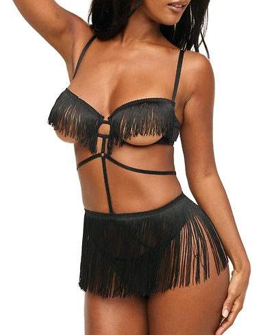 Adore Me Women's Neveah Fringe Playsuit Lingerie