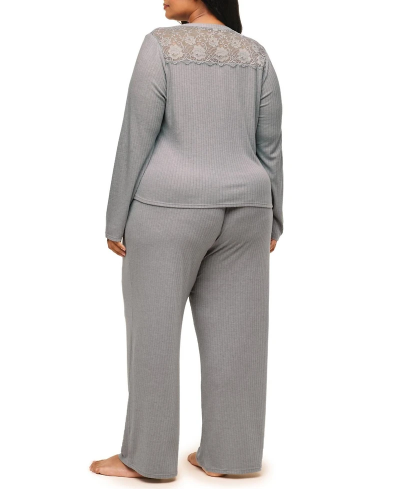 Adore Me Plus Size Zahra Pajama Lounge Set