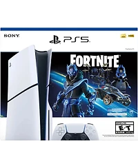 PlayStation 5 Slim Disc Console - Fortnite Cobalt Star Bundle