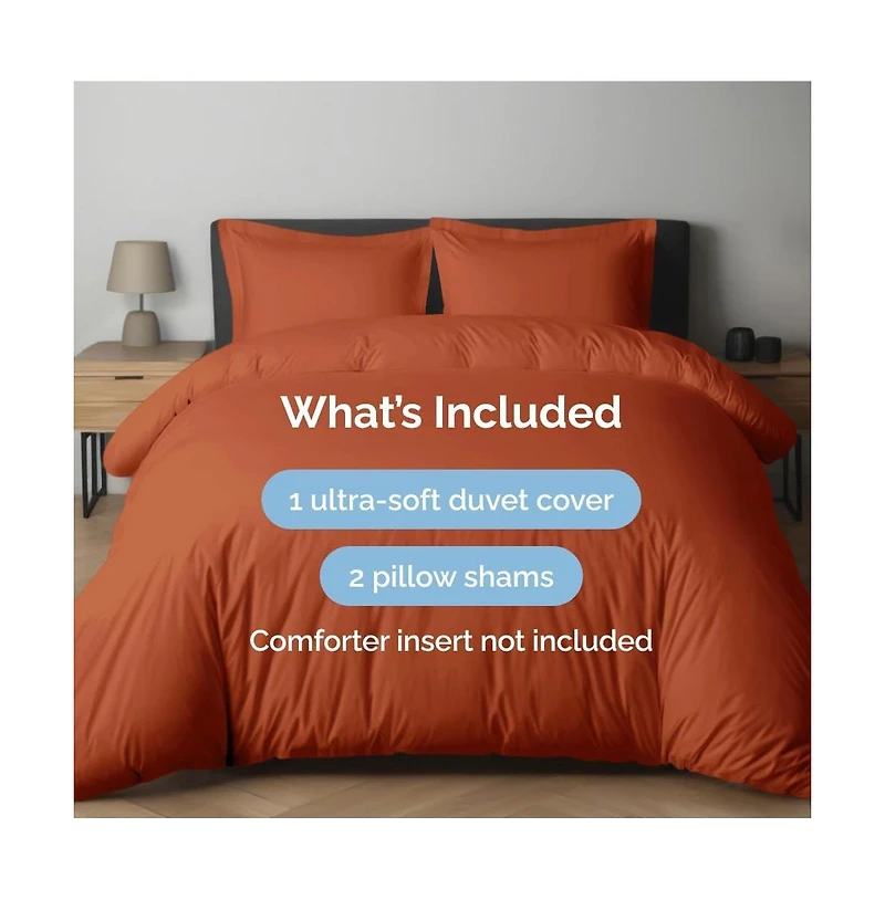 Premium Microfiber Duvet Cover Set