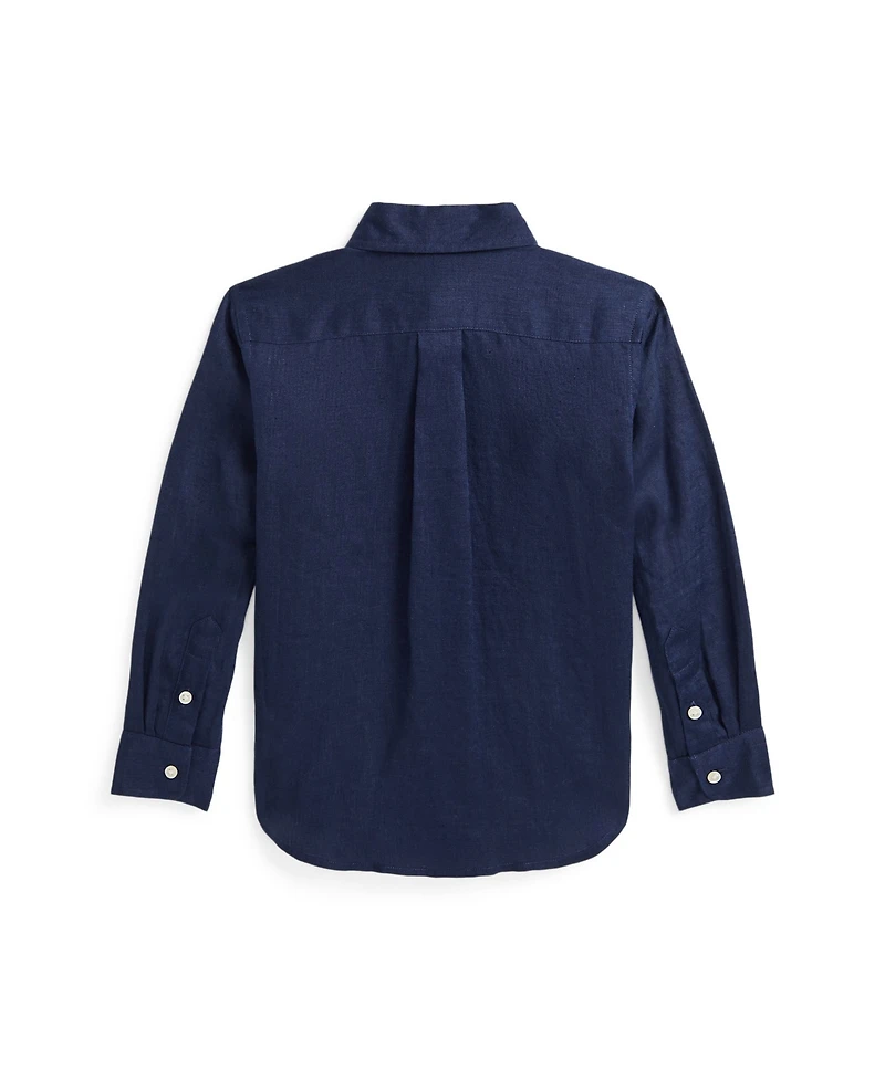 Polo Ralph Lauren Toddler and Little Boys Linen Shirt