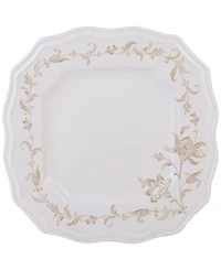 222 Fifth Batik Toile Taupe Porcelain 12 Pc. Dinnerware Set, Service for 4