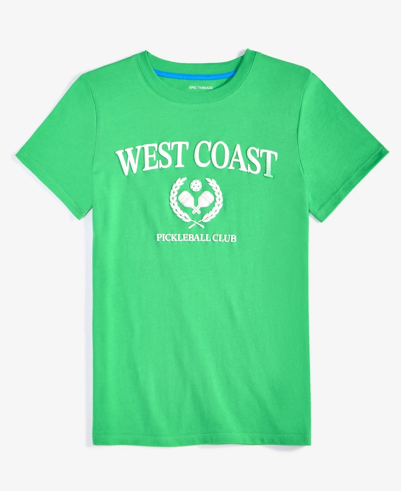 Epic Threads Little & Big Boys Short-Sleeve West Coat Pickleball T-Shirt, Exclusively at Macy's