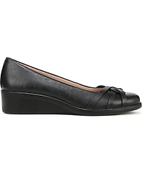 LifeStride Women's Jorie Low Wedge Ballerina Flats
