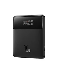 Baseus Laptop Power Bank, 20000mAh 100W Fast Charging Portable Charger with Digital Display, Blade Hd Slim Battery Pack for Laptop, Black
