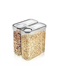 Sorbus 2 Pack (2L/8.4 Cups) Airtight Food Storage Dispensers for Beans, Pasta, Cereals, and More
