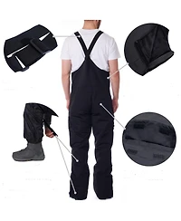 Alpine Swiss Men's Insulated Snow Bib Overalls Waterproof Ski Snowboard Pants