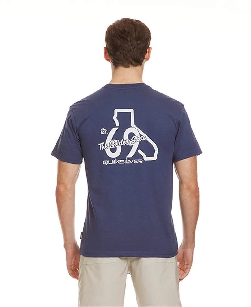 Quiksilver Men's California Road Signs Short Sleeve T-Shirt