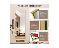 Vlsrka Wall / Door Full Length Mirror